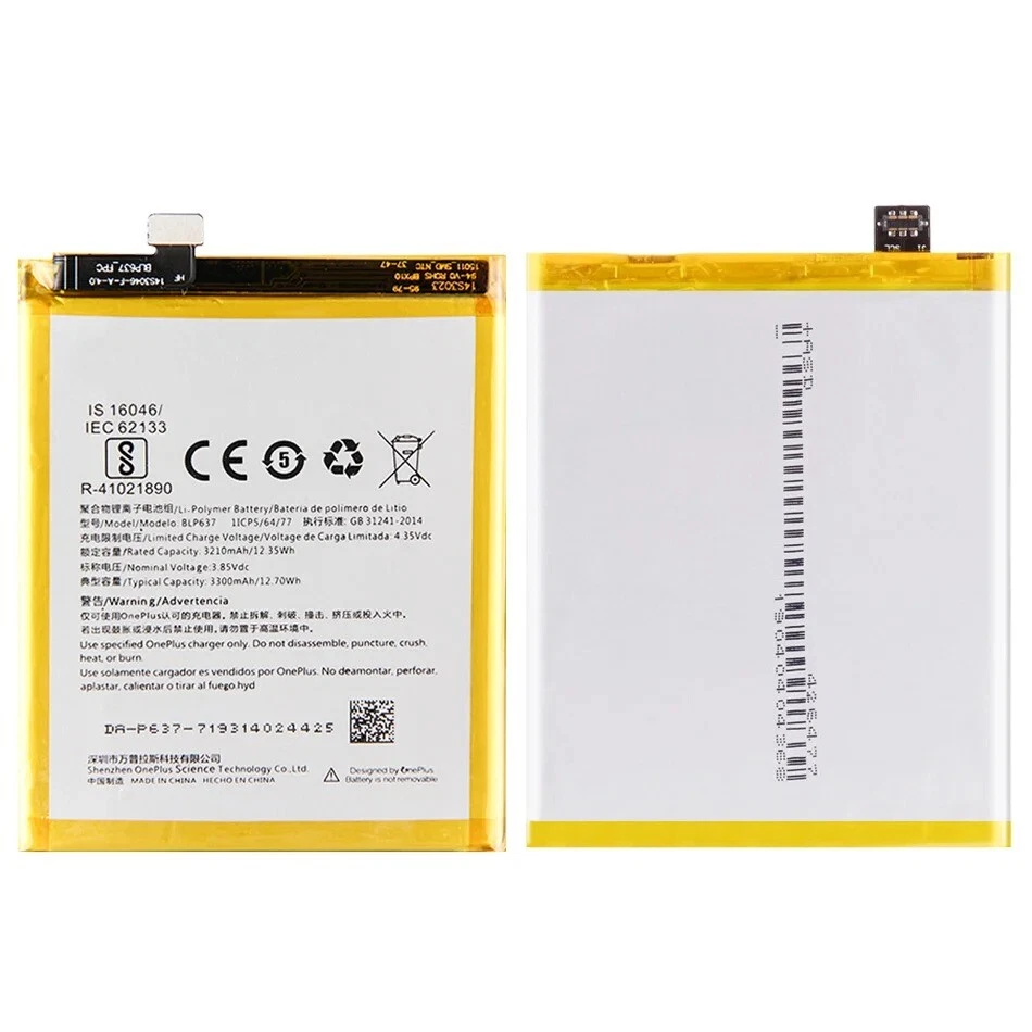 For OnePlus 5 5T A5000 1+5 Five Replacement Battery BLP637 Tools - Image 3 of 4