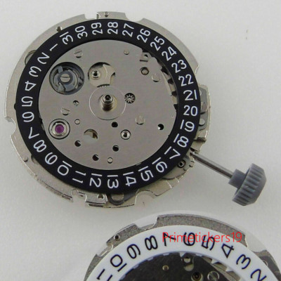 Genuine Miyota8215 Automatic Movement Black/White Date Wheel High Accuracy