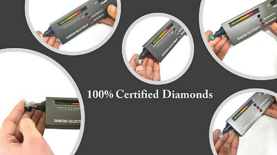 RARO Colgante solitario de diamantes tratados con champán certificado de 12,55 quilates en plata 925 Foto 4 de 4