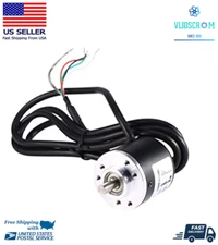 Encoder P / R Pulse Rev Incremental Rotary AB 2 Phases 6mm Shaft Photoelectric