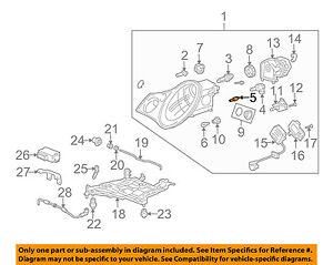 Porsche 996 Bulb Chart