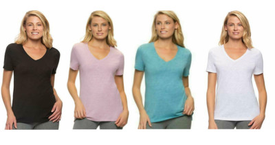 Felina Ladies' V-Neck Short Sleeve T-Shirt