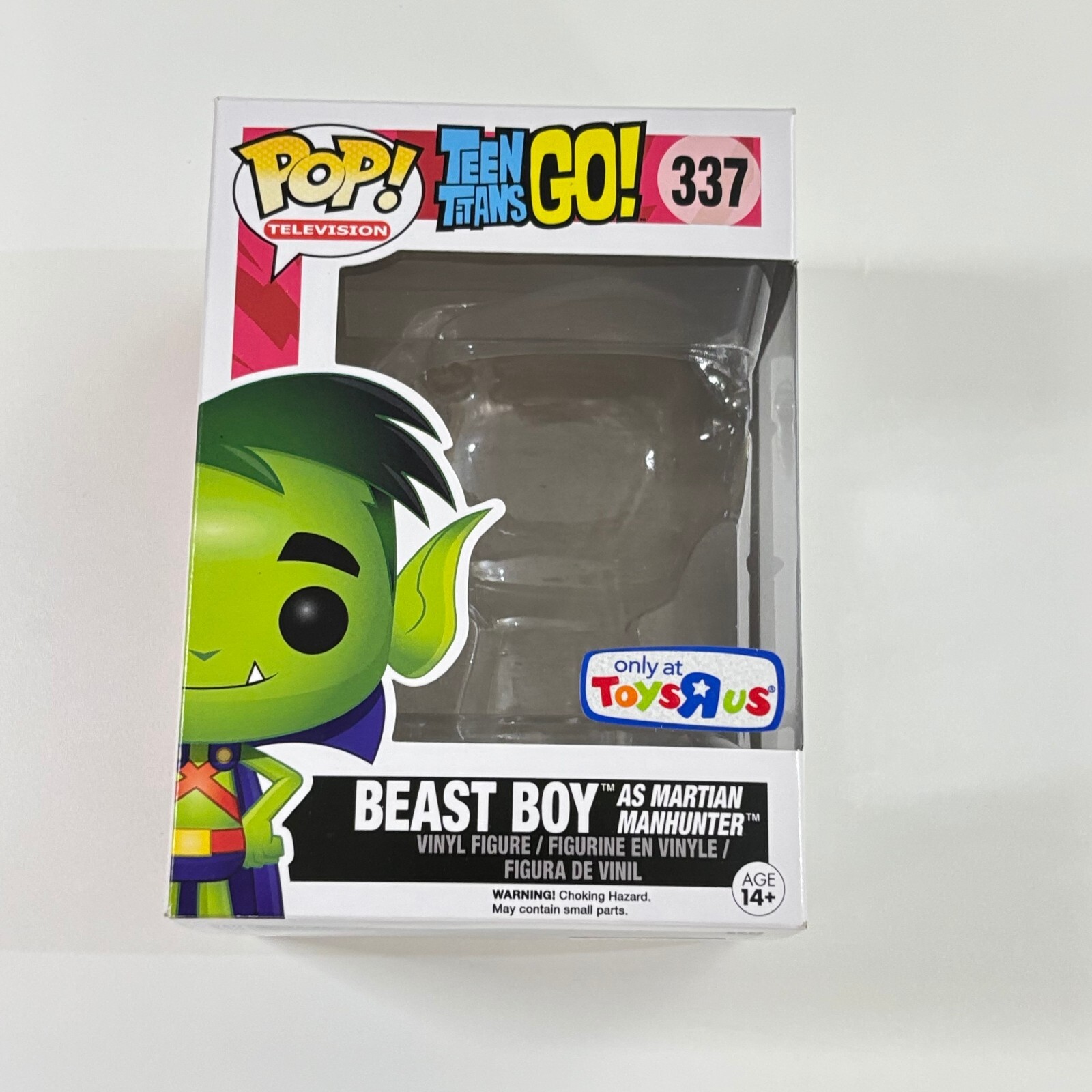 Funko Pop! Teen Titans Go Beast Boy Como Martian Manhunter 337 Caja Vacía Sin Figura