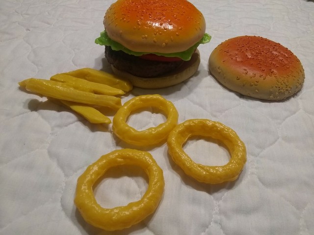 rubber play food