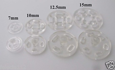 90 Clear//White 4 Holes Resin Plastic Sew On Buttons Shirt Clothes