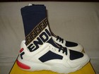 100% AUTHENTIC NEW MEN FENDI MANIA SOCK INSERT FILA SNEAKERS UK 10/US 11 — photo 7