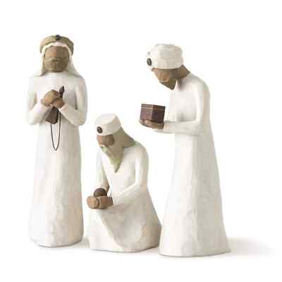Willow Tree The Three Wisemen Nativity figures by Susan Lordi, Multicolor 26027