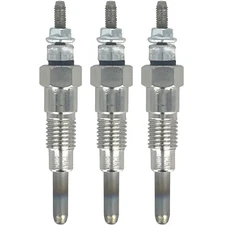 3X Glow Plug 15694-65512 129155-77800 Fit for Allis Tractor 5015 5215 5220 5230