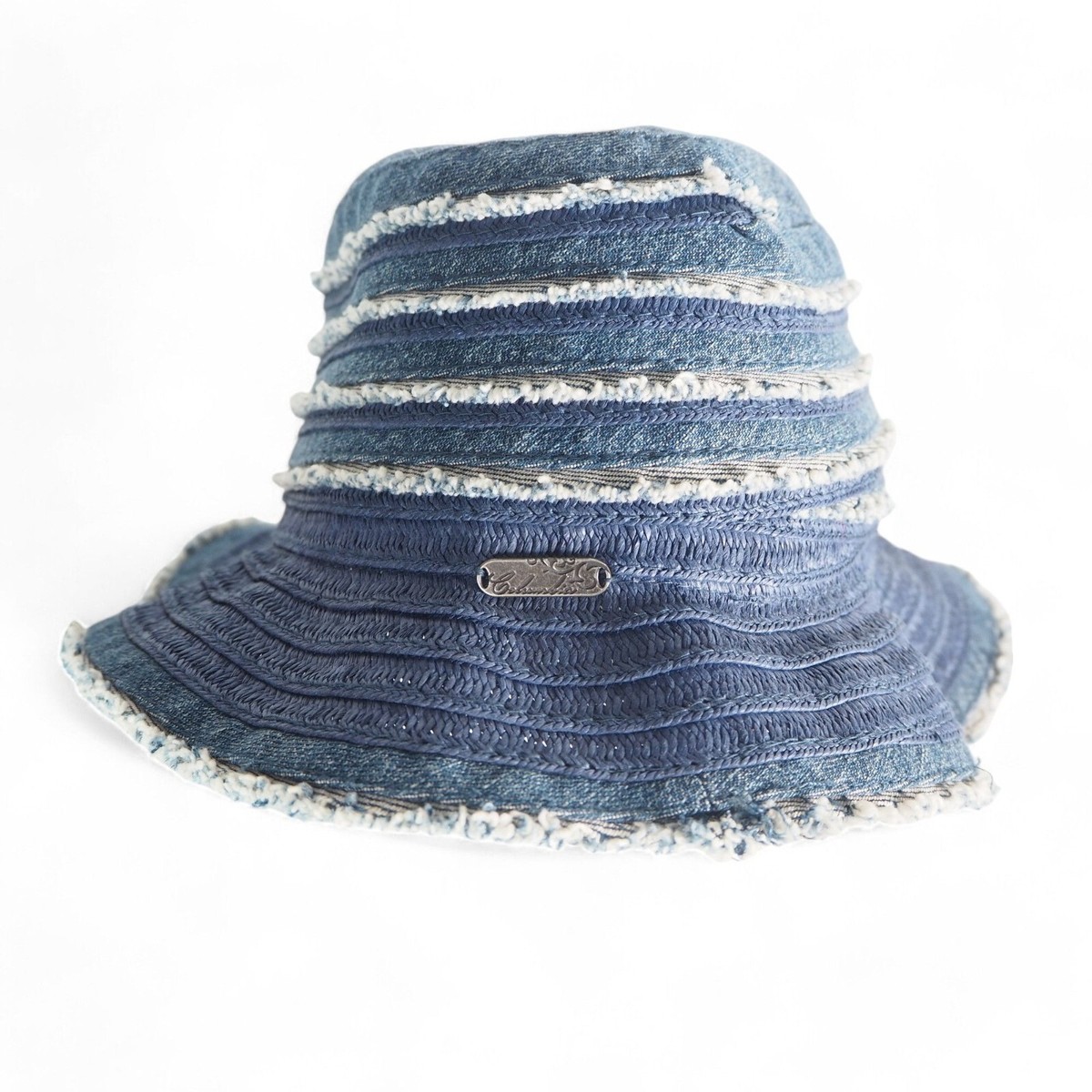 Columbia Vintage Distressed Denim Bucket Hat  display picture 3