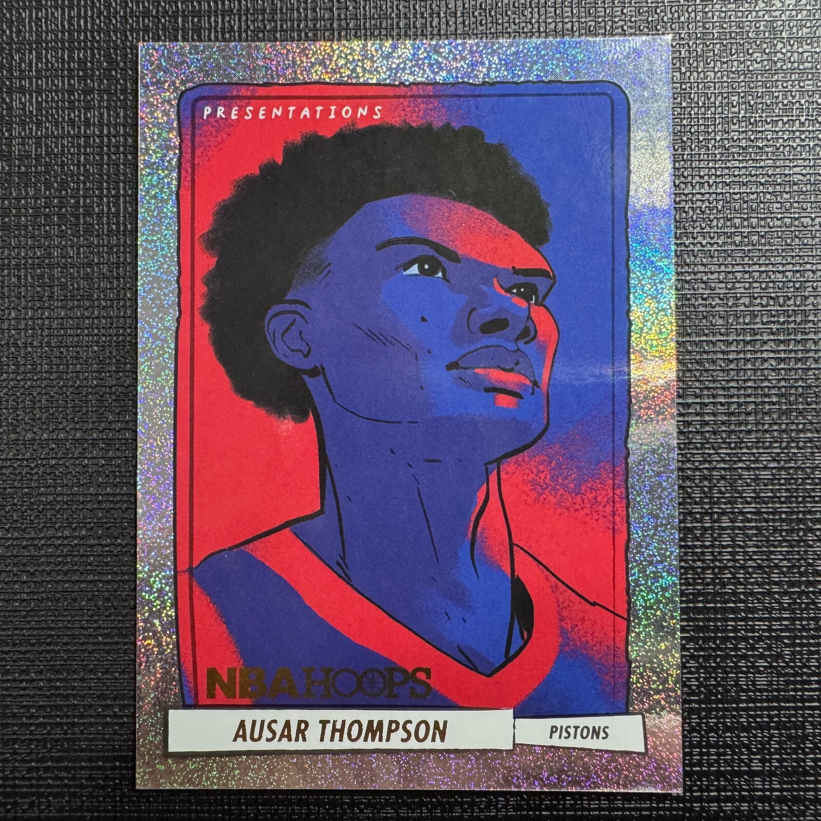Ausar Thompson 2023-24 NBA Hoops Presentations #17 Rookie Pistons SP