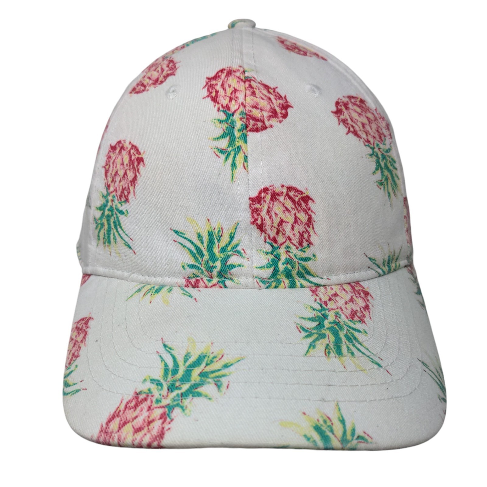 Pineapple Strapback Hat Multicolor OSFM Adjustabl… - image 1