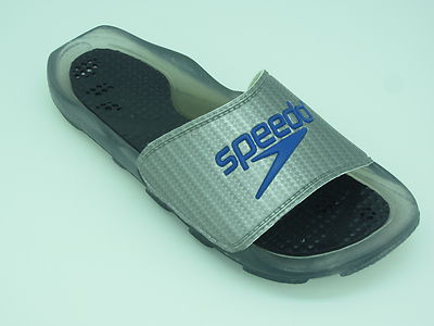 SPEEDO ZOOM BADELATSCHEN BADESCHUHE STRANDSCHUHE LATSCHEN SILBER NEU & OVP