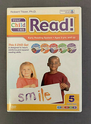 Your Child Can Read!  5-Disc DVD Set Robert Titzer, PhD Developing Minds