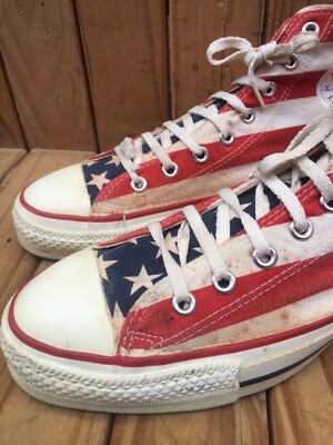 VTG Chuck Taylor All Star American flag Converse Multicolored USA