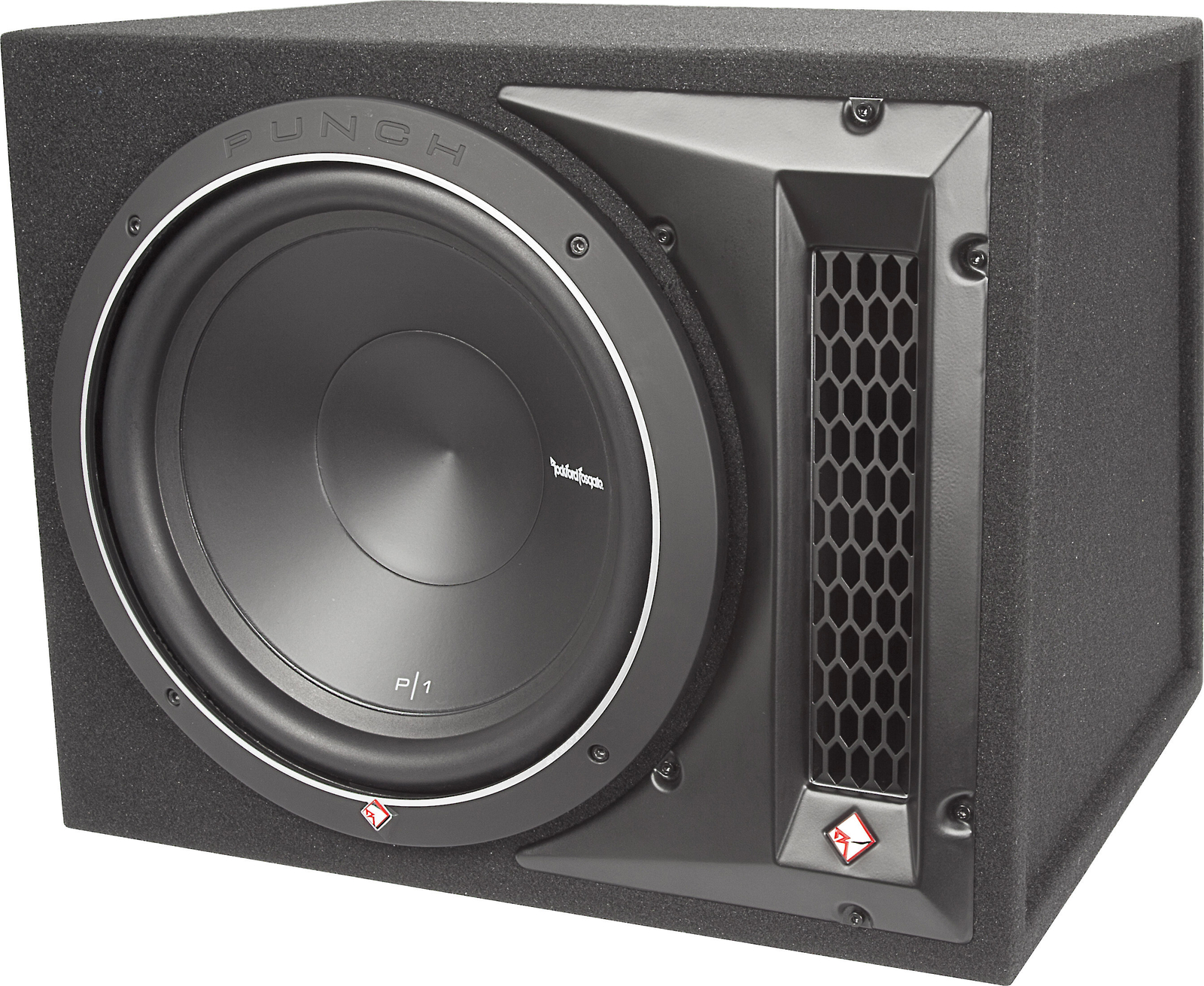 Перфоратор Rockford Fosgate P1-1X12 с одним корпусом на 12 загрузок
