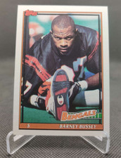 1991 Topps #254 Barney Bussey RC Rookie Cincinnati Bengals Football Card