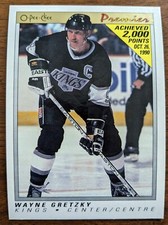 WAYNE GRETZKY, 1990-91 O-PEE-CHEE OPC PREMIER #38, KINGS