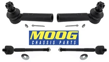 MOOG Front Left & Right Inner & Outer Tie Rods For Toyota Tacoma 2016-2023