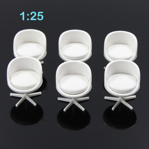 ZY13025 6pcs Modèles de Chaise Boule de Loisir Échelle G 1:25 Modèle Ferroviaire - Photo 2/4