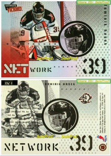 100++ DOMINIK HASEK SINGLES ROOKIE PROMO LIMITED GAME JERSEY LOT . YOU PICK LIST - Picture 42 of 77