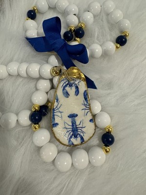 Handcrafted Lobster Oyster Shell Necklace Shell Necklace