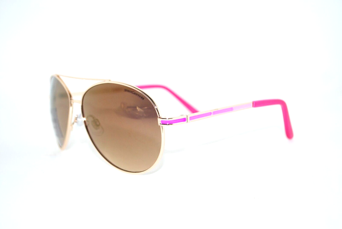 Juicy Couture Ladies Aviator Sunglasses New J55 New W pouch