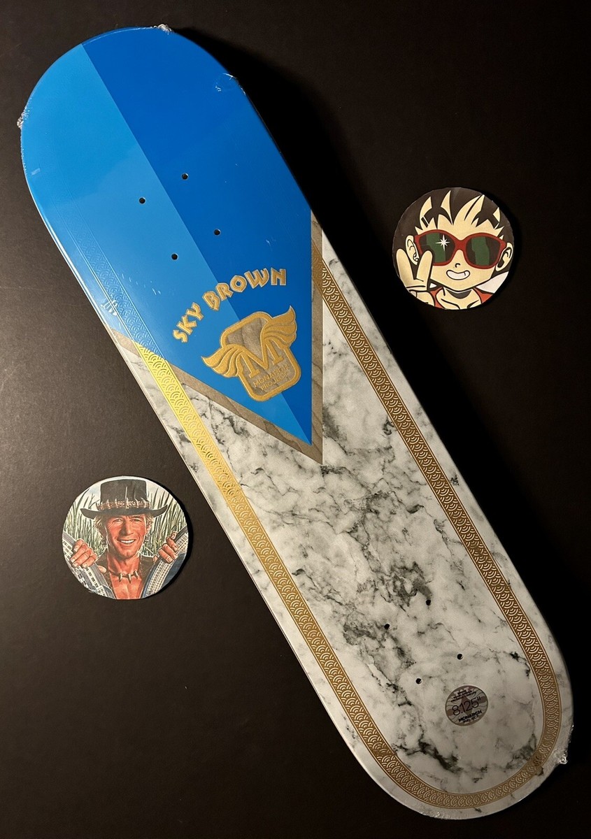 RARE Sky Brown Monarch Project Deck Atelier R7 8.125 Skateboard