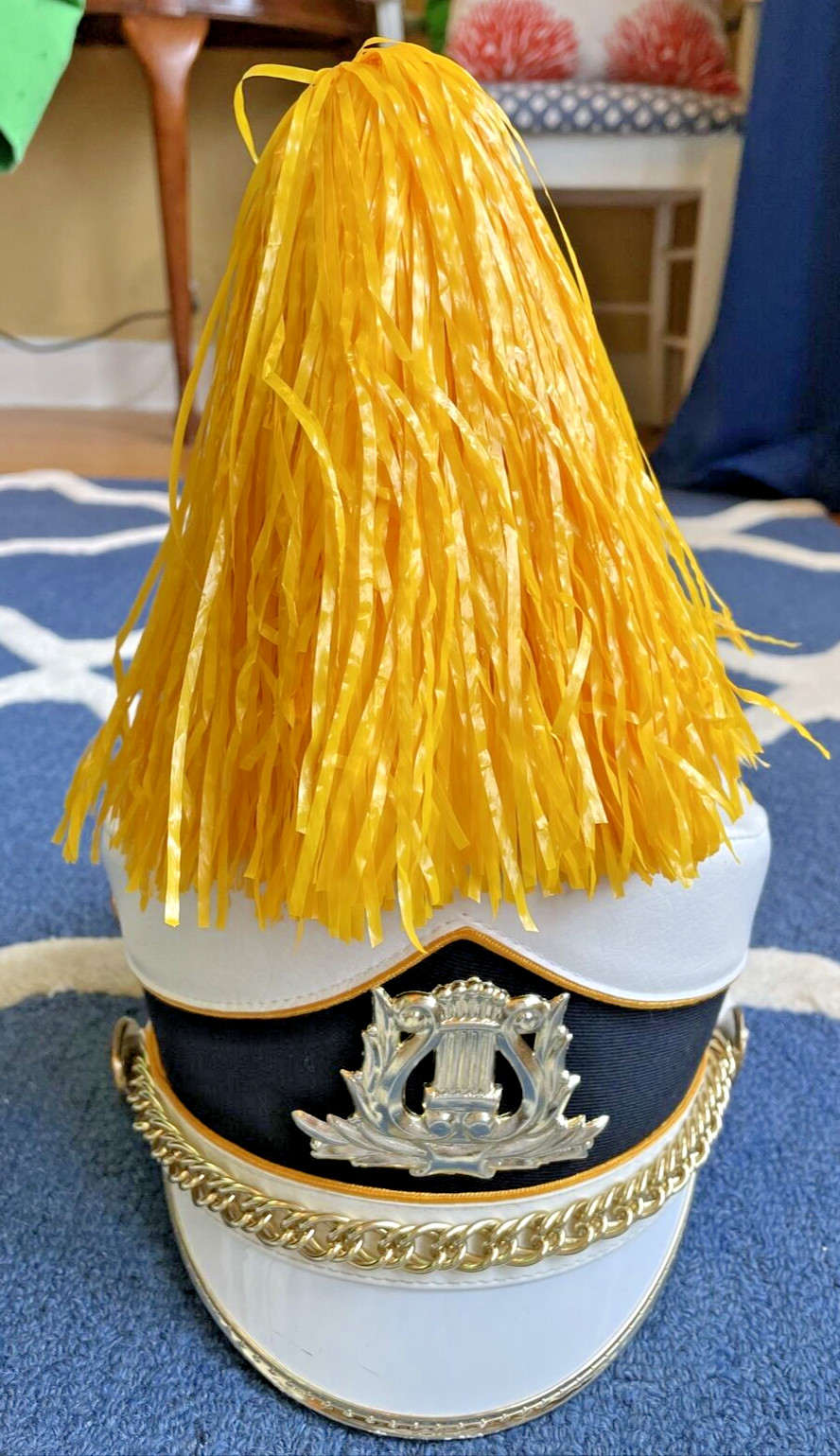Vintage Marching Band Uniform Hat Gem