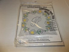 Vintage 1987 Vogart Crafts Crewel Creative Stitchery Kit Embroider Your Initial