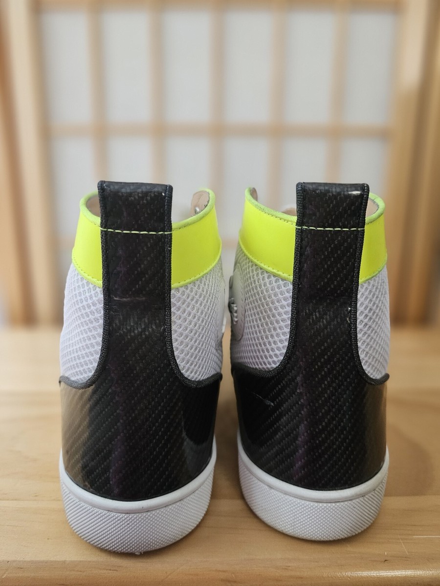 Christian Louboutin Version Loubi Yellow/Whit Lou Spikes