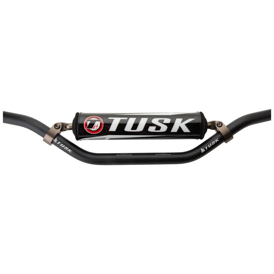 Manillar Tusk T-10 Aluminio 7/8" KX Alta Curva Negro Dirt Bike Manillar Foto 3 de 3