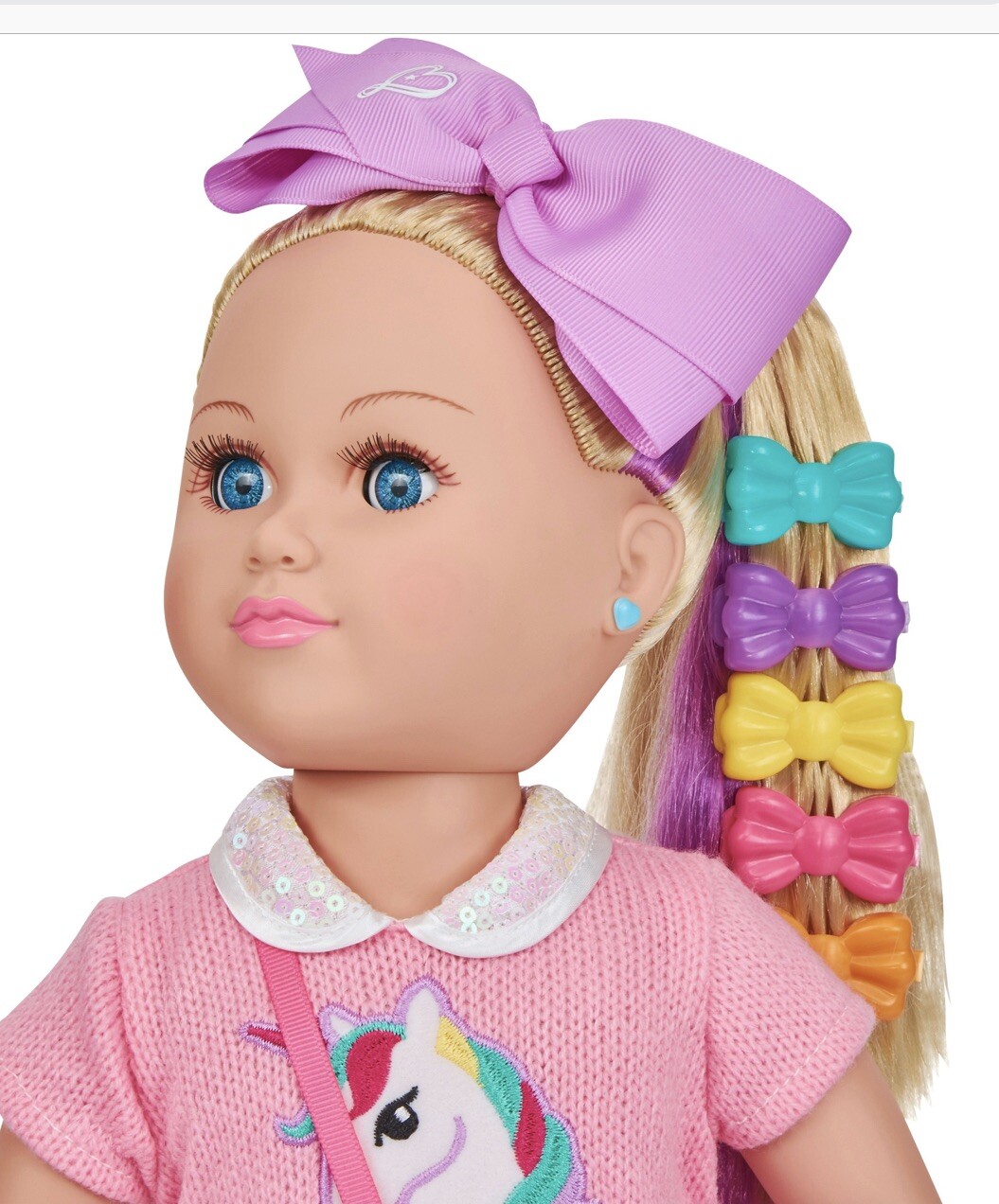 My Life As JoJo Siwa Doll, Unicorn Shirt Blonde Hair 18-inch NIB