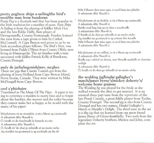 Altan First Ten Years 1986/1995 CASSETTE ALBUM Celtic Folk Irish USA issue 1995 - Picture 4 of 11