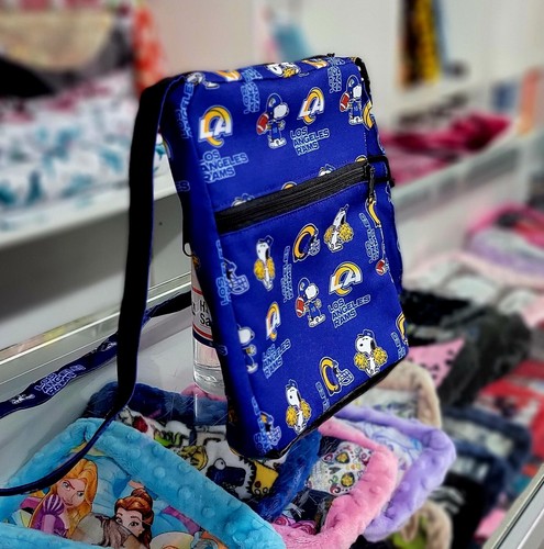 SNOOPY LA RAMS CROSSBODY SCHULTERTASCHE (BRANDNEU) - Bild 2 von 5