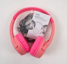 Girl's Wireless Bluetooth On-Ear Headphones Belkin SoundForm Mini Recharge mic 
