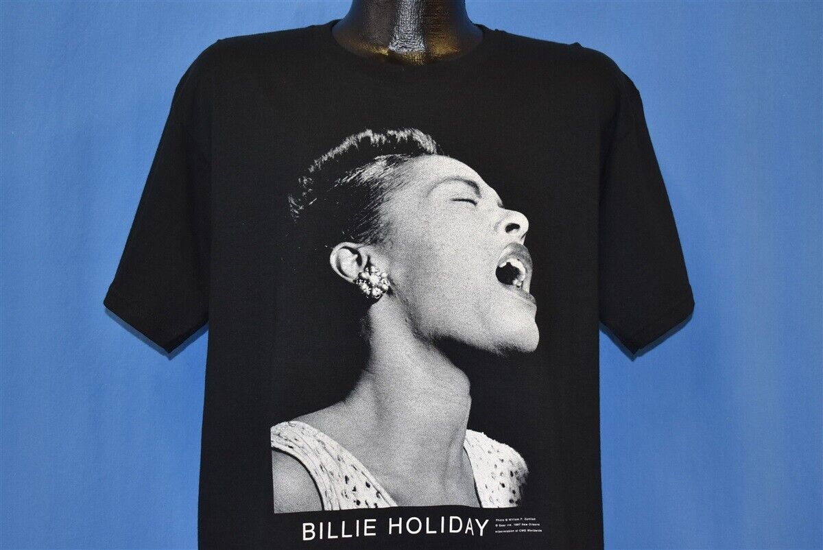 vtg 90s BILLIE HOLIDAY SINGING PORTRAIT 1997 JAZZ SWING vtg 90s BILLIE HOLIDAY SINGING PORTRAIT 1997 JAZZ SWING