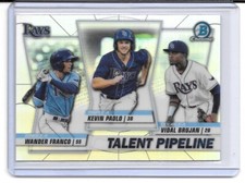 2020 Bowman Baseball - Talent Pipeline #TP-TBR - Padlo/Brujan/Franco