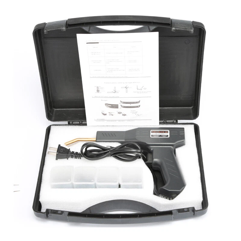 220 В автомобильный пластиковый бампер крыло сварщик пистолет обтекатель ремонт сварочная проволока степлер - Изображение 2 из 4