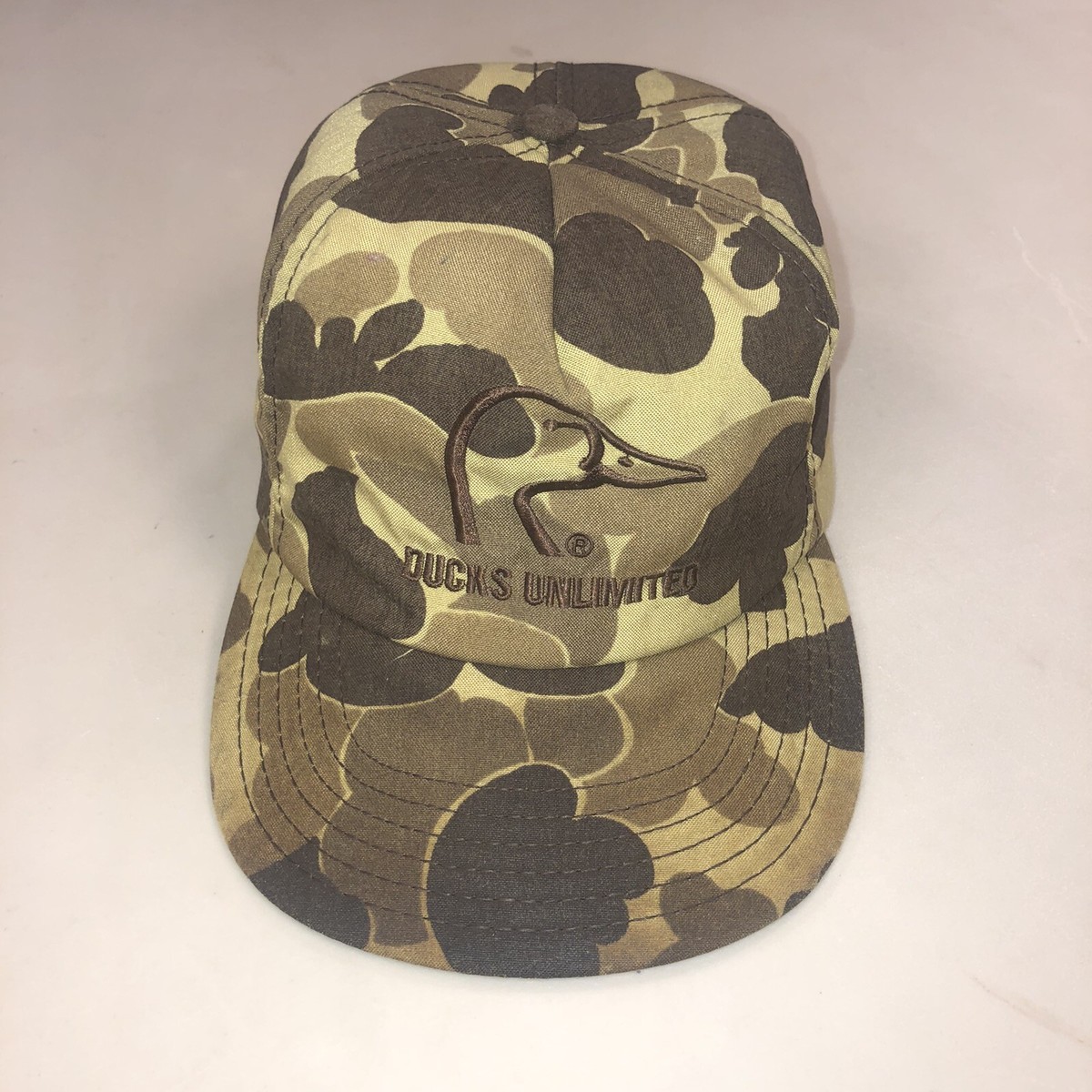 Duck Hunting Camo Hat - Adjustable Trucker Hat, Embroidered Design, One Size Fits Most - View #6