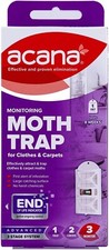 Acana Monitoring Carpet Moth Trap Attracts and Traps Moths 