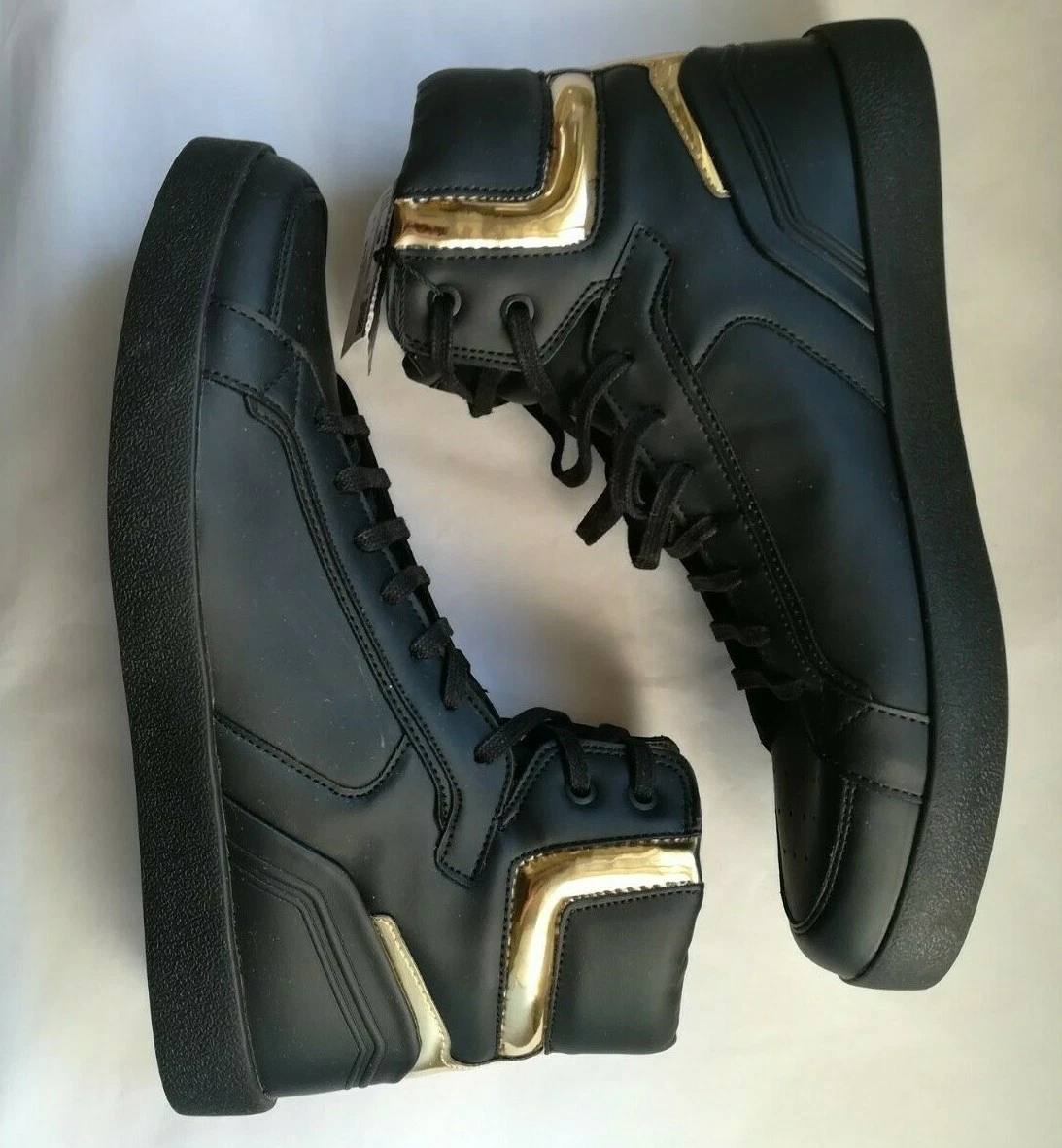 Zara black and gold shoes sales