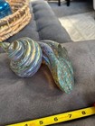 Vintage 1996 Michael Cohn Stone iridescent glass sculpture — photo 2