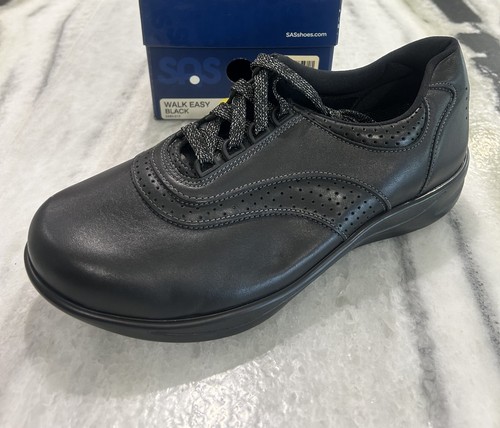 Zapatos para mujer SAS Walk Easy negros 10 anchos nuevos en caja ahorra en grande - Imagen 4 de 5