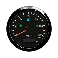 GPS Speedometer Odometer 125MPH Mileage Adjustable Overspeed Alarm for Boat Car