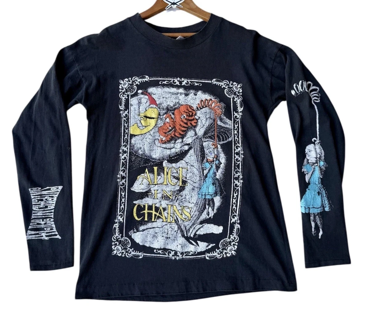 Vintage 1992 ALICE IN CHAINS Wonderland Longsleeve FOTL size Large