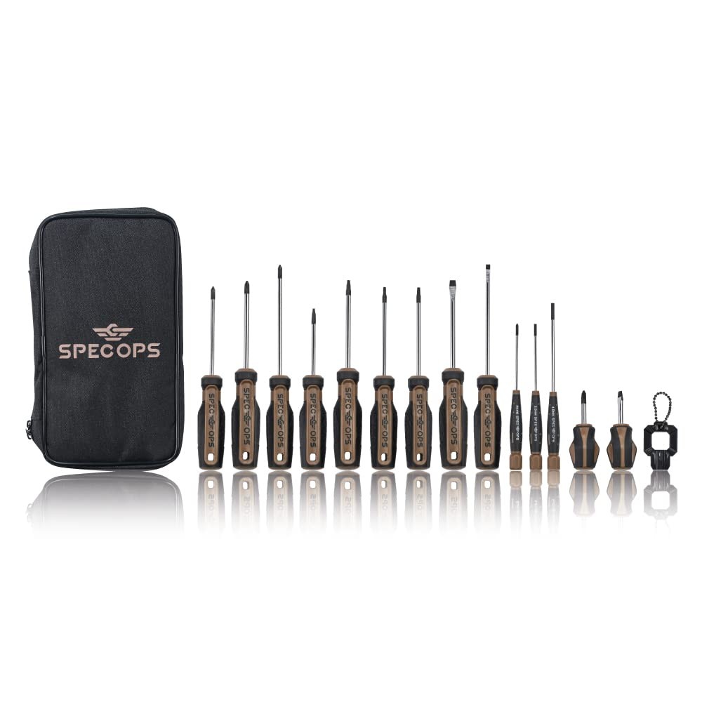 Tools Tools 14-Piece Screwdriver Set, 5 Phillips, 5 Slotted, 2 Torx, 2 Square...