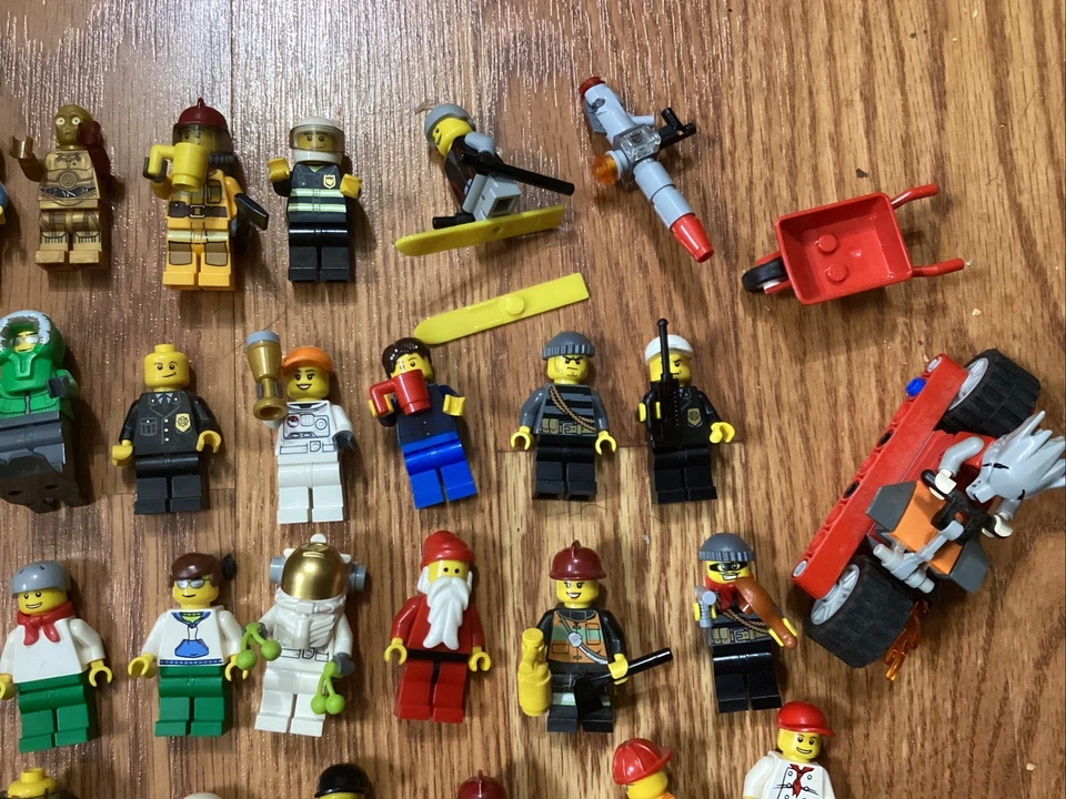Lego Minifigure Lot of 50+ Mostly City Figures Mixed Random - Image 3 of 4