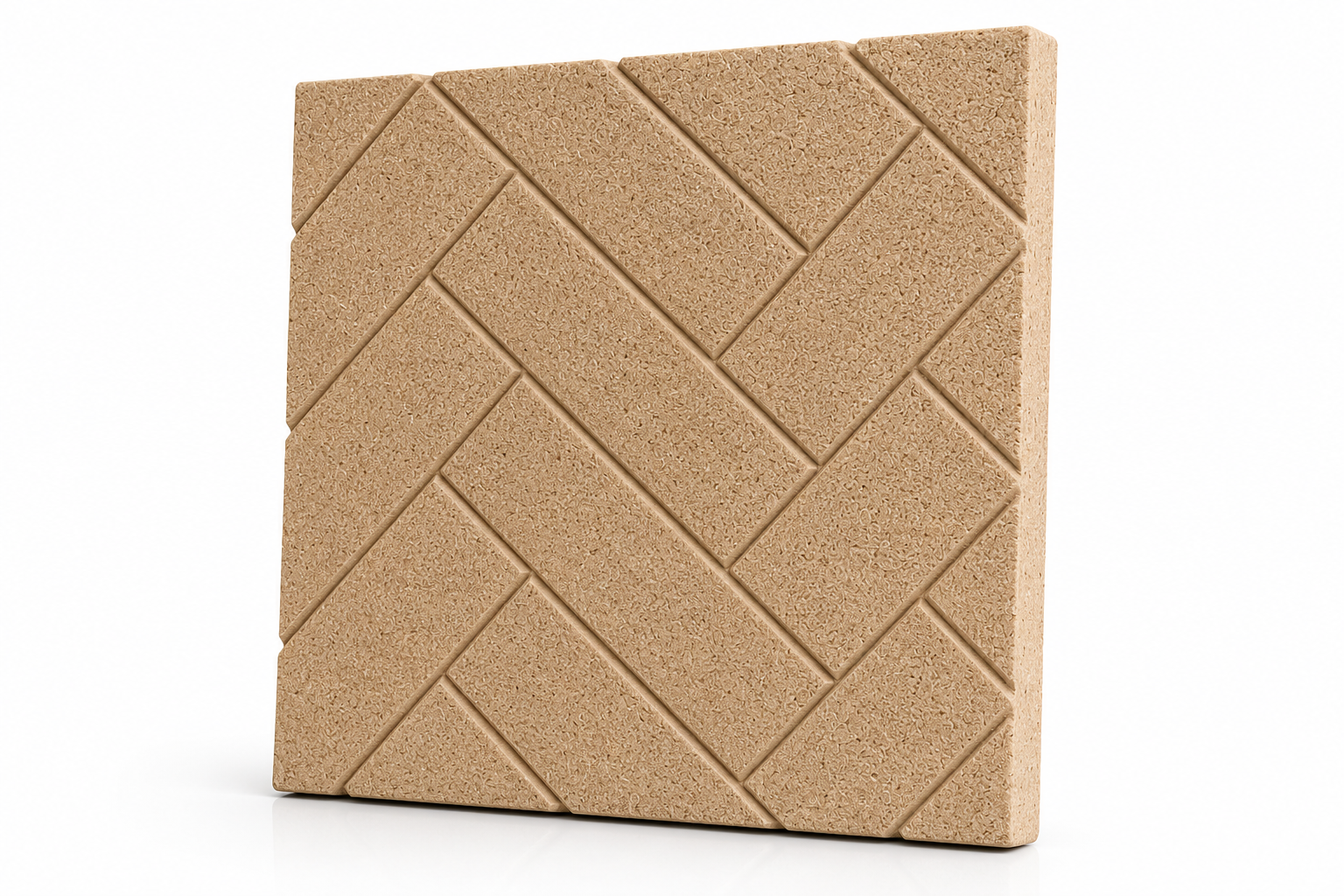 Vermiculite Fire Board Herringbone 45° 500x610x30mm Stove Brick 1100°C Heatproof
