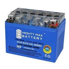 - 12 Volt 3 AH, GEL Type, 50 CCA, Rechargeable Maintenance Free YTX4L-BS GEL