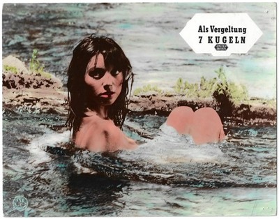 Elsa Martinelli Als Vergeltung 7 Kugeln Western orig. EA - AHF #1